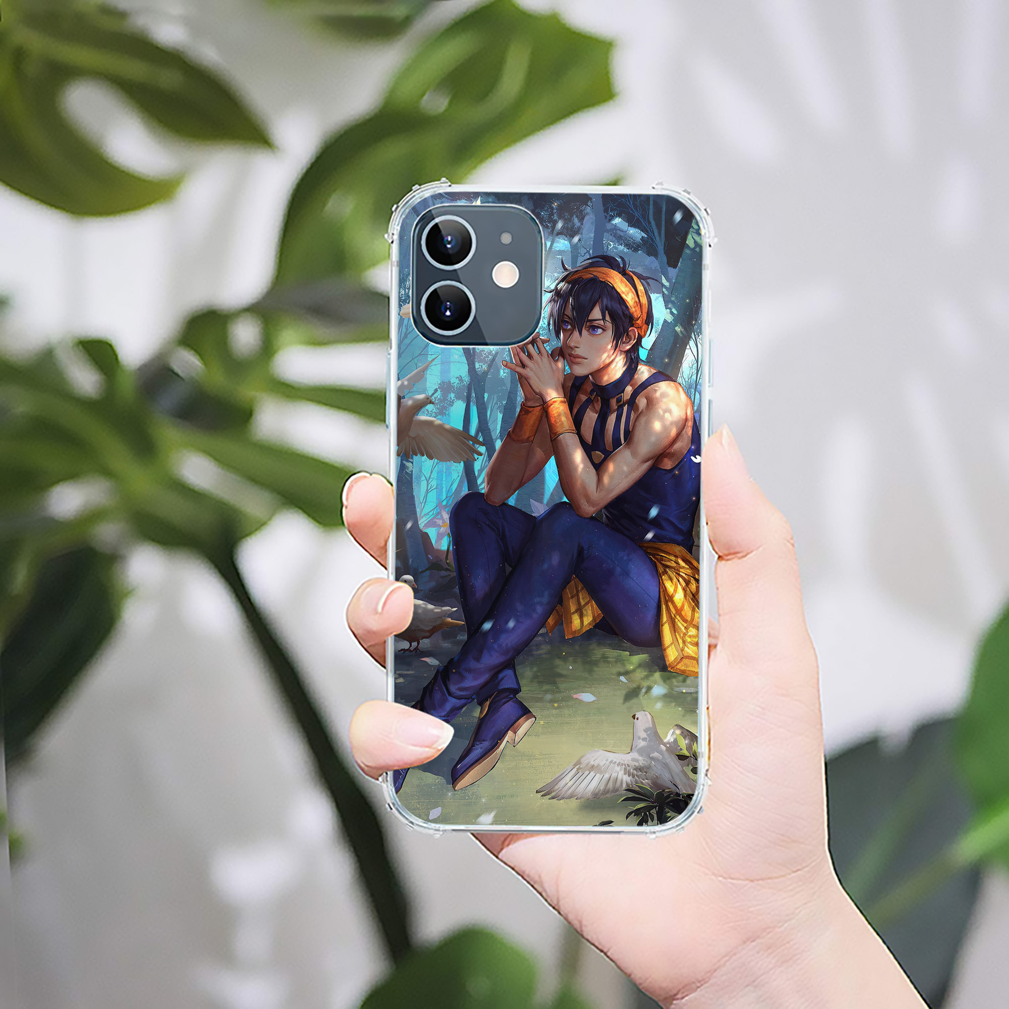 （画像用） ジョジョの奇妙な冒険 JoJo's Bizarre Adventure 【iPhone 12シリーズ対応】透明スマホケース（クリアソフトケース）